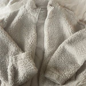 garage fluffy coat